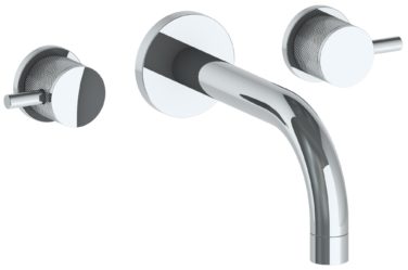 Watermark - Titanium Wall Mounted 3 hole Bath Set
