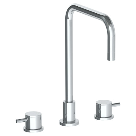 Watermark - Titanium Deck Mounted 3 Hole Square Top Kitchen Faucet