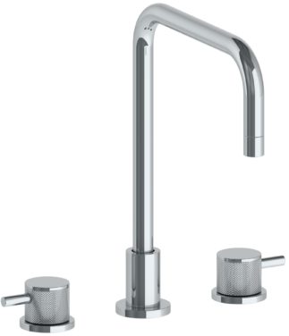 Watermark - Titanium Deck Mounted 3 Hole Square Top Kitchen Faucet