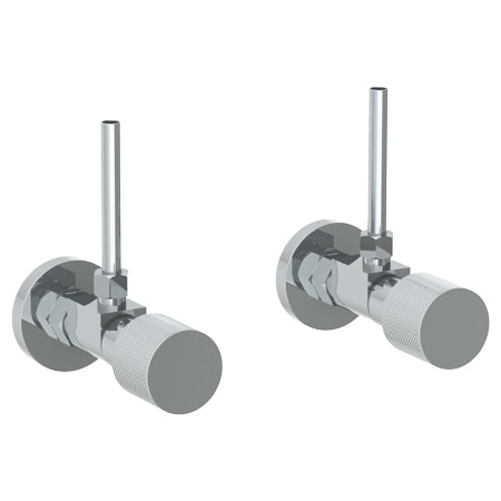 Watermark - Titanium Lavatory Angle Stop Kit -1/2 Inch Compression X 3/8 Inch Od Compression