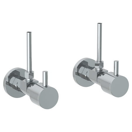 Watermark - Titanium Lavatory Angle Stop Kit -1/2 Inch Compression X 3/8 Inch Od Compression