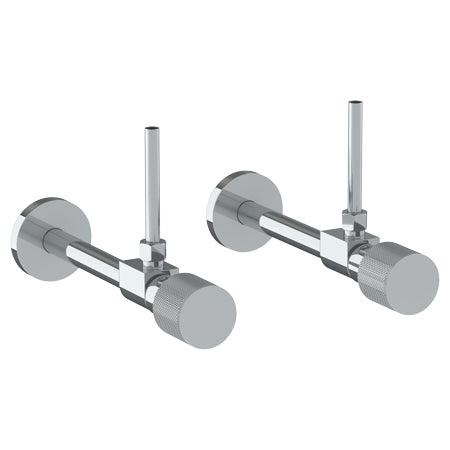 Watermark - Titanium Lavatory Angle Stop Kit -1/2 Inch Sweat X 3/8 Inch Od Compression