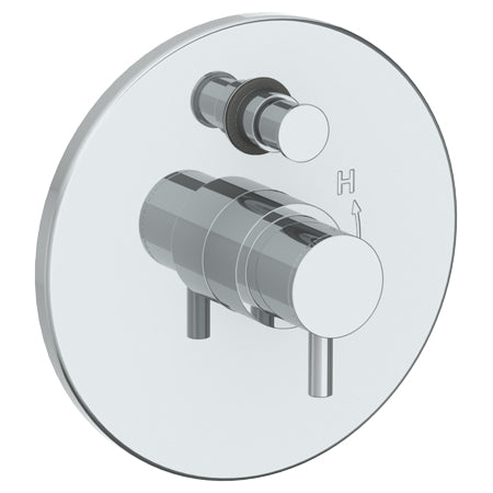 Watermark - Titanium Wall Mounted Pressure Balance Shower Trim With Diverter, 7 Inch Dia.