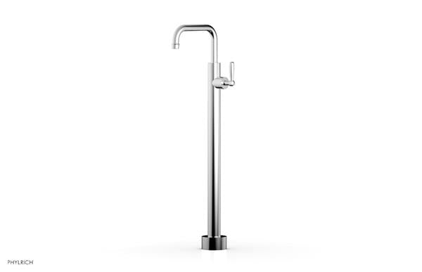 Phylrich - Works Tall Floor Mounted Tub Filler Square Spout - Lever Handle