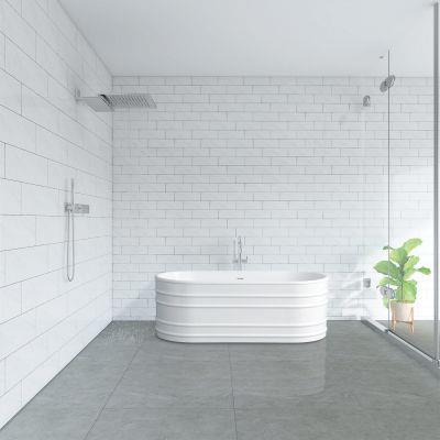 Maidstone - Sora Acrylic 66 Inch Contemporary Freestanding Tub