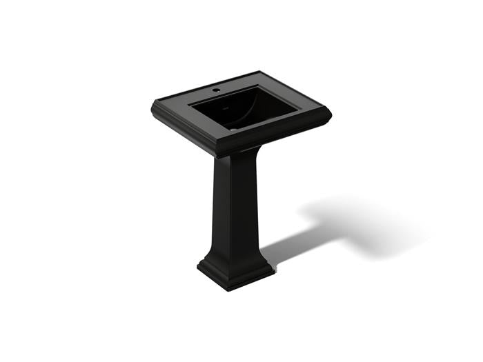 Kohler - Memoirs 24-1/4 Inch Rectangular Pedestal Bathroom Sink - Single Hole