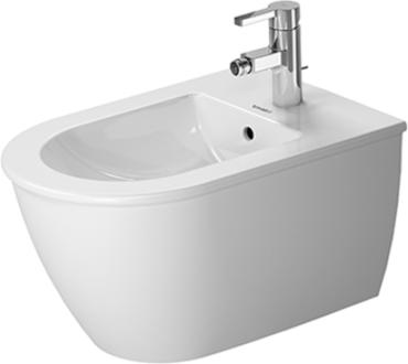 Duravit - Darling New Single Hole Horizontal Spray Wall Mount Bidet in White