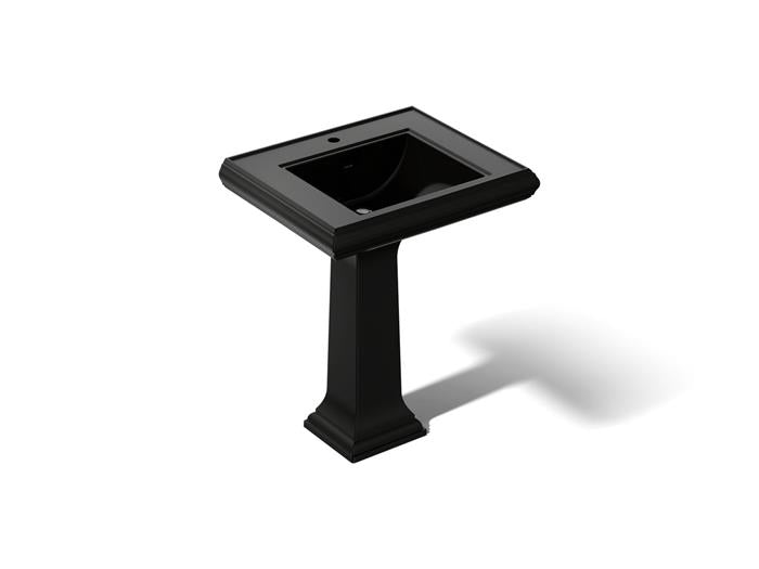 Kohler - Memoirs 27-1/4 Rectangular Pedestal Bathroom Sink With Overflow - Single Hole