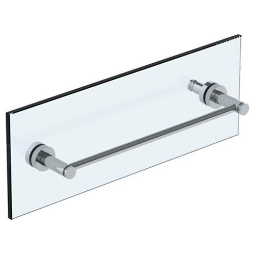 Watermark - Loft 2.0 18 Inch shower door pull with knob/ glass mount towel bar with hook