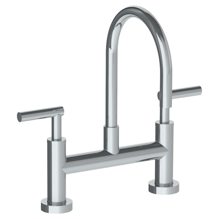 Watermark - Loft 2.0 Deck Mounted 2 Hole Bridge Lavatory Set