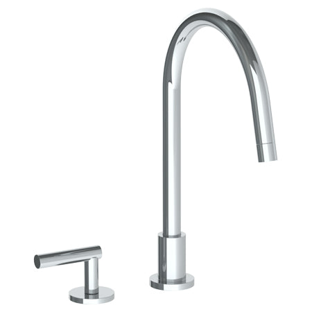 Watermark - Loft 2.0 Deck Mounted 2 Hole Gooseneck Kitchen Faucet