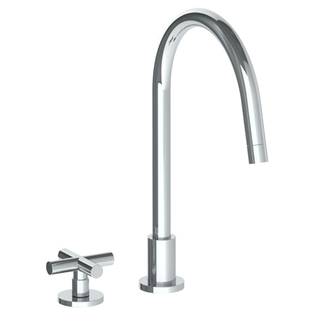 Watermark - Loft 2.0 Deck Mounted 2 Hole Gooseneck Kitchen Faucet