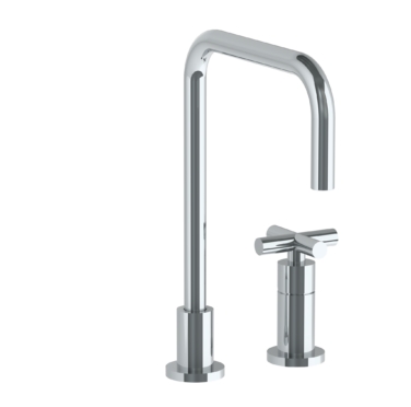 Watermark - Loft 2.0 Deck Mounted 2 Hole Square Top Kitchen Faucet