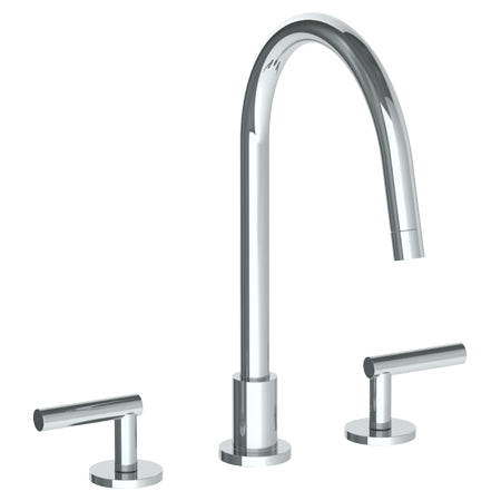 Watermark - Loft 2.0 Deck Mounted 3 Hole Gooseneck Kitchen Faucet