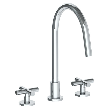 Watermark - Loft 2.0 Deck Mounted 3 Hole Gooseneck Kitchen Faucet