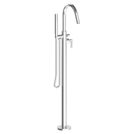 Watermark - Loft 2.0 Single Hole Floor Standing Gooseneck Bath Set With Hand Shower