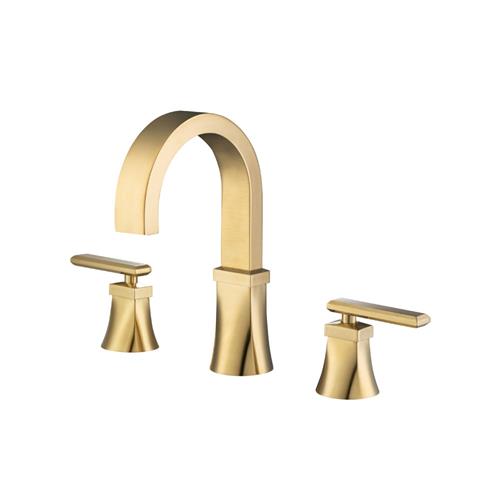 Flusso - Three Hole 8 Inch Widespread Two Handle Bathroom Faucet
