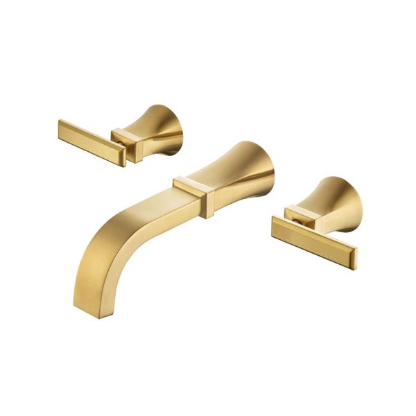 Flusso - Two Handle Wall Mounted Tub Filler