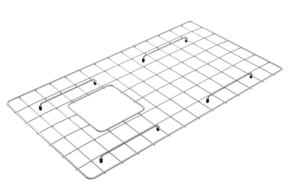 Bocchi - Stainless Steel Sink Grid for 30 in. 1344 Farmhouse Apron Front Fireclay Single Bowl Kitchen Sinks New Design