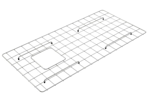Bocchi - Stainless Steel Sink Grid for 36 in. 1354/1355/1505 Farmhouse Apron Front Fireclay Single Bowl Kitchen Sinks New Design