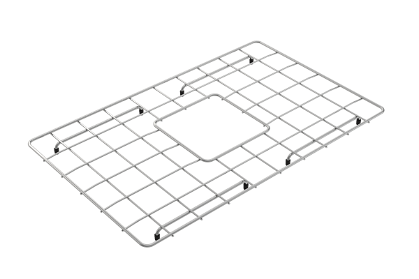 Bocchi - Stainless Steel Sink Grid for 27 in. 1633 Undermount/Drop-In Fireclay WorkStation Single Bowl Kitchen Sinks New Design