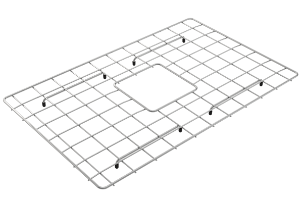 Bocchi - Stainless Steel Sink Grid for 27 in. 1628 Apron Front Workstation Fireclay Single Bowl Kitchen Sinks New Design