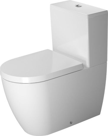 Duravit - ME by Starck 1.6/0.8 GPF Dual Flush Round Close Coupled Toilet Bowl