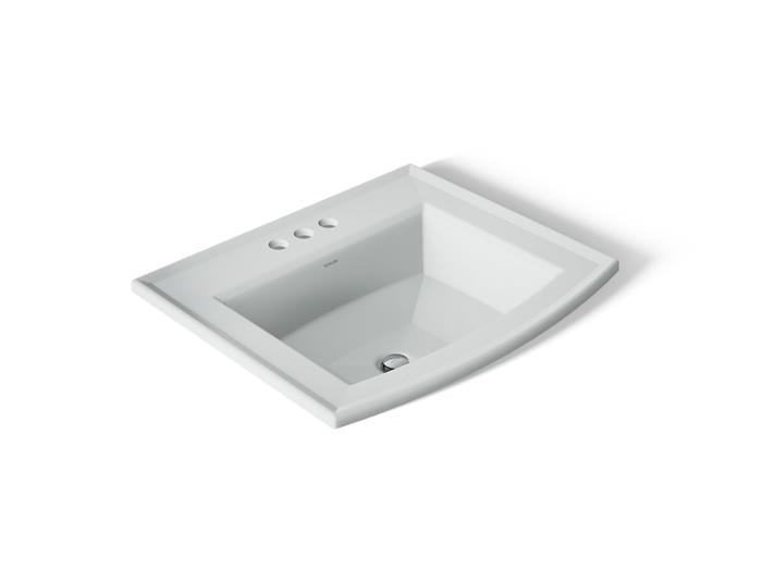 Kohler - Archer 22-3/4 Inch Rectangular Drop-In Bathroom Sink - 4 Cc Holes