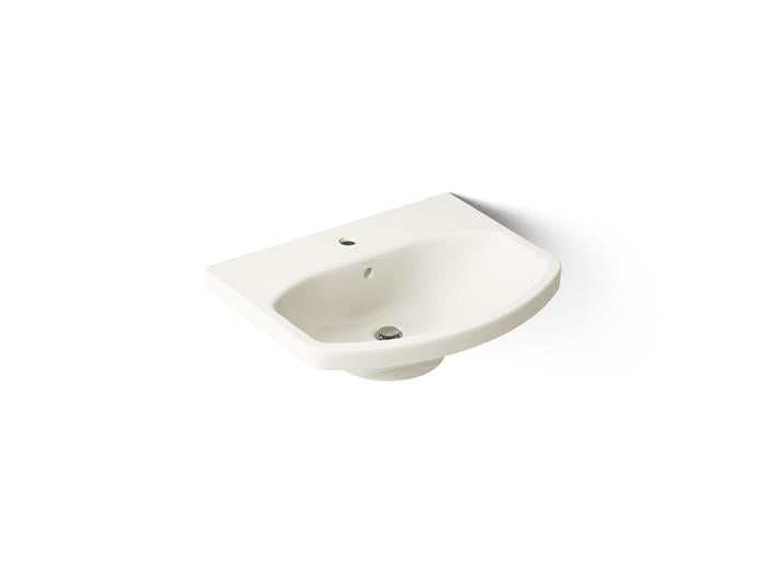 Kohler - Cimarron 22-3/4 Inch Rectangular Pedestal Basin Only - Single Hole