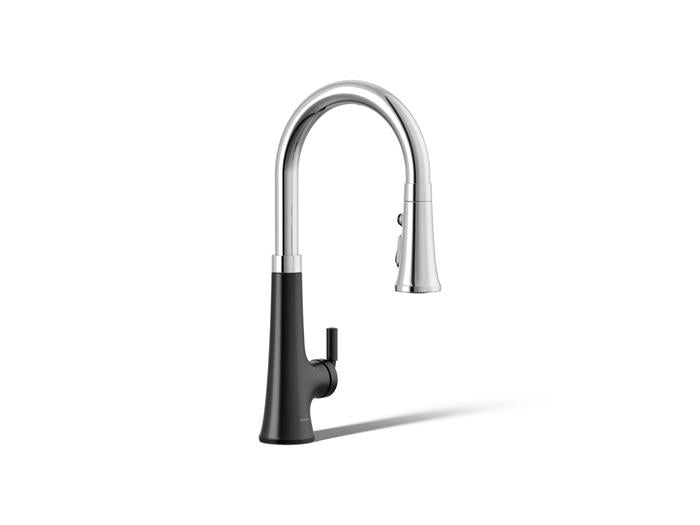 Kohler - Tone Touchless Pull-Down Kitchen Sink Faucet With Three-Function Sprayhead