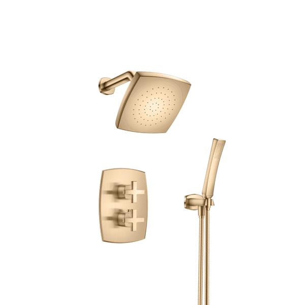 Flusso - Two Output Shower Set With Shower Head And Hand Held