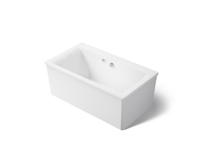 Kohler - Stargaze 60 X 34 Inch Freestanding Bath With Bask Heated Surface And Straight Shroud