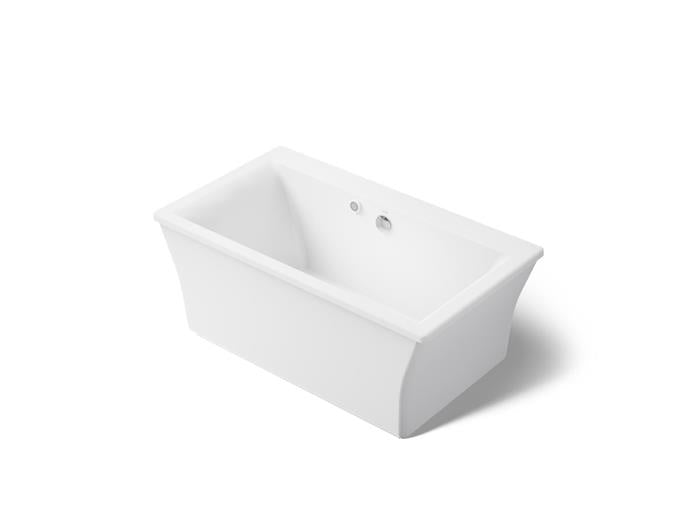 Kohler - Stargaze 60-1/4 X 34-1/4 Inch Freestanding Bath With Bask Heated Surface And Fluted Shroud