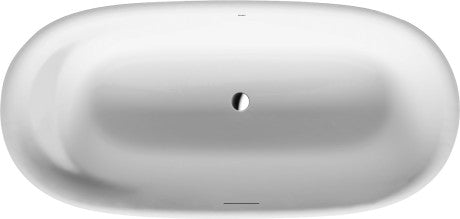 Duravit - Cape Cod 73" x 34 7/8" Oval Freestanding Bathtub in White Solid Surface