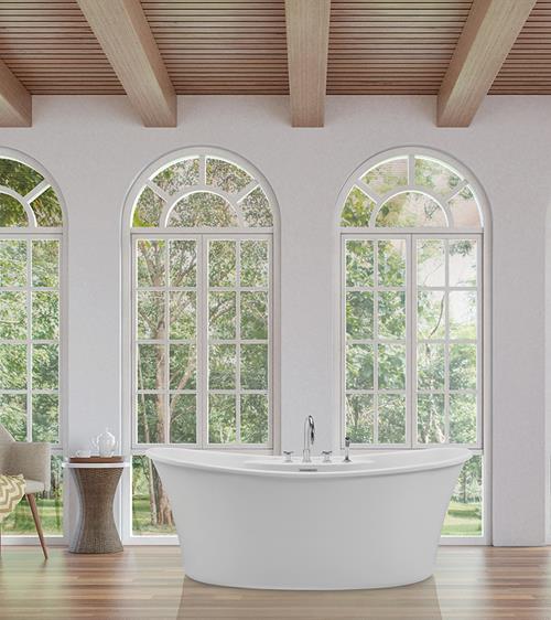 MTI - Loretta Freestanding Bathtub Faucet Deck (66.5X36)