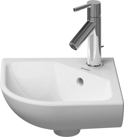 Duravit - ME by Starck 17 1/8" Corner Wall Mounted Sink in White
