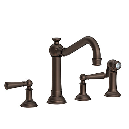 Newport Brass - Jacobean Kitchen Faucet with Side Spray