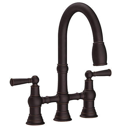 Newport Brass - Jacobean Kitchen Bridge Pull-Down Faucet