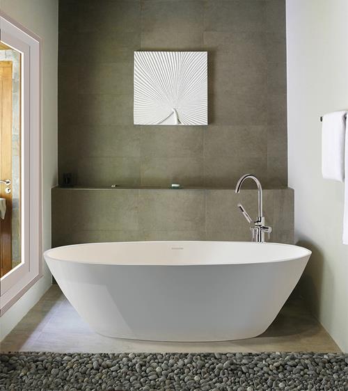 MTI - Alissa 247A Sculpturestone Freestanding/Undermount Bathtub (62X32)