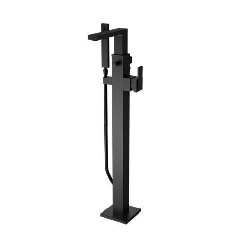 Santec - Metra Trim - Floor Mount Tub Filler With Hand Shower