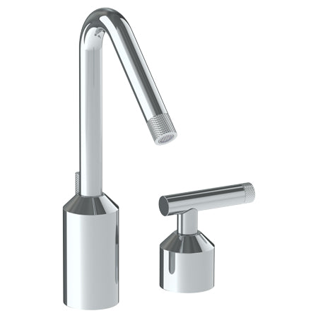 Watermark - Urbane Deck Mounted 2 Hole Extended Lavatory Set With Angled Spout