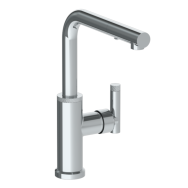 Watermark - Urbane Deck Mounted 1 Hole Square Top Kitchen Faucet with Pull Out Spray - Low Spout