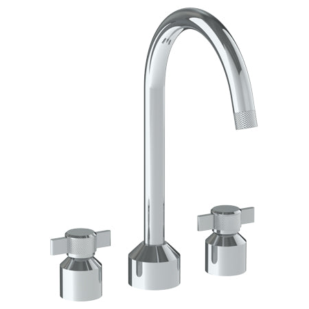 Watermark - Urbane Deck Mounted 3 Hole Bath Set With Gooseneck Spout