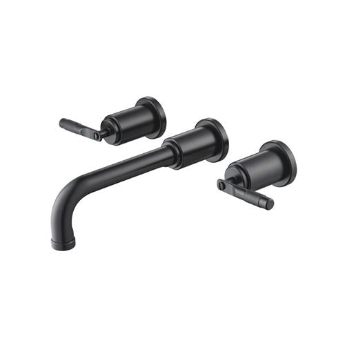 Flusso - Two Handle Wall Mounted Bathroom Faucet
