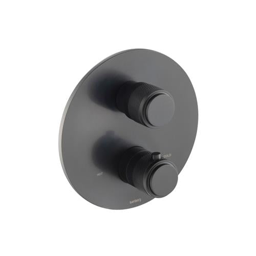 Flusso - 3/4 Inch Thermostatic Valve & Trim - With 2-Way Diverter - 2 Output