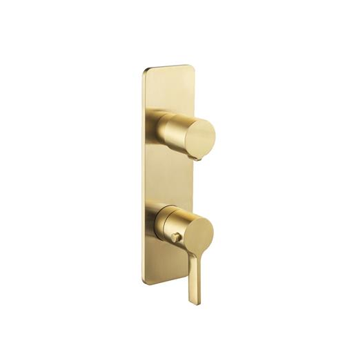 Flusso - 3/4 Inch Thermostatic Shower Valve & Trim - 2-Output