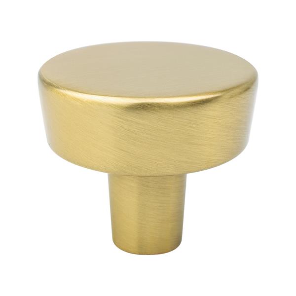 Berenson - Brookridge Modern Brushed Gold Round Knob