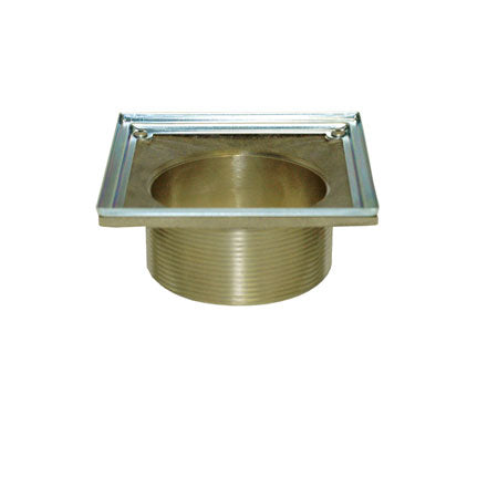 Newport Brass - 6 Inch Square Shower Drain Throat