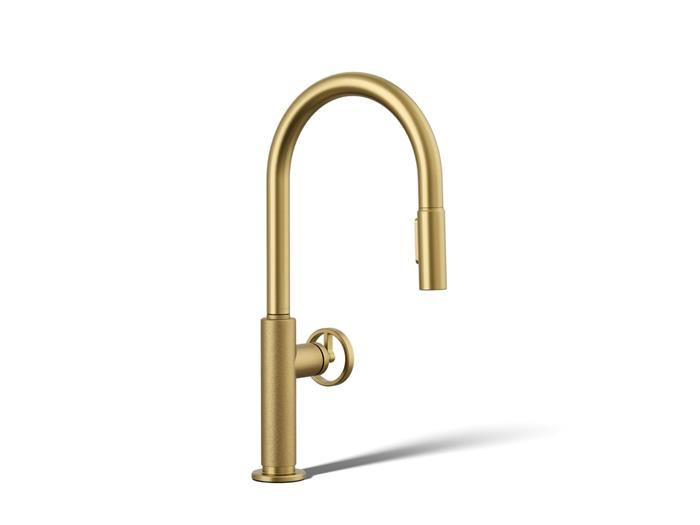 Kohler - Billet Pull-Down Kitchen Faucet - Circle Handle