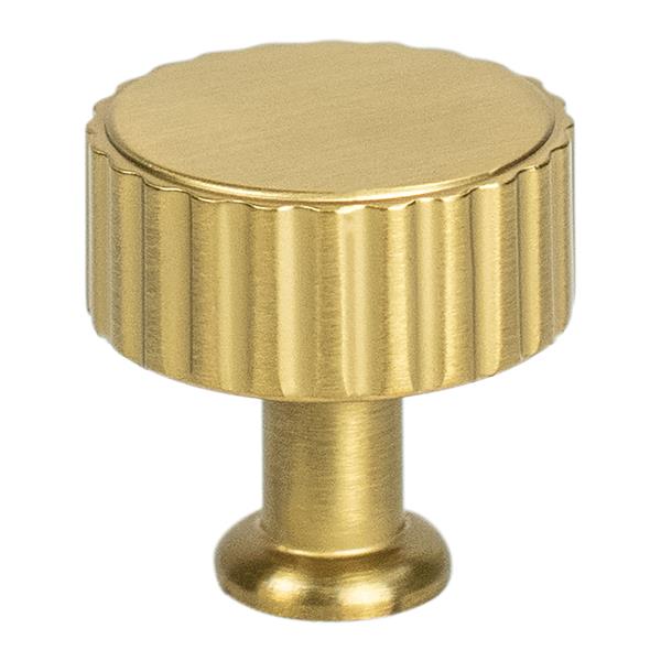 Berenson - Cannelee Modern Brushed Gold Knob
